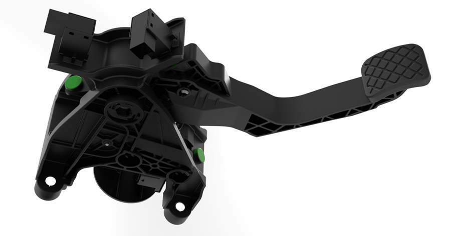 TH-8300全塑料离合踏板总成